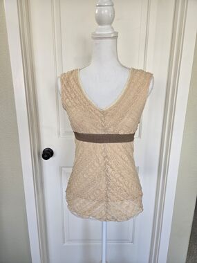 Lu Lu Lame Lace Tank-Top